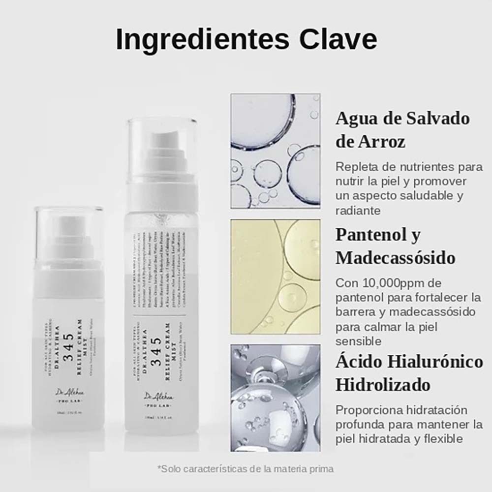 345 RELIEF CREAM MIST DE DR. ALTHEA (BRUMA PARA PARA HIDRATACI&Oacute;N Y CALMA)